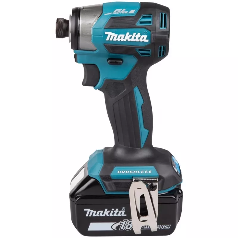 Makita DTD173RTJ aparafusadora de impacto a bateria, 3600 rpm, com baterias, carregador e mala, azul/preto