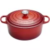Le Creuset Signature Assadeira redonda 26 cm 5,3 l, vermelho cereja