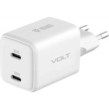 Carregador de parede USB-C YENKEE G35D 2x18W Power Delivery 3.0 3A