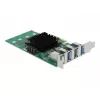 Placa DeLOCK PCI Express x4 para 4 x USB 3.0 externo Quad Channel - formato Low Profile
