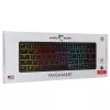 Teclado mecânico White Shark Nagamaki preto — layout US, interruptores mecânicos vermelhos