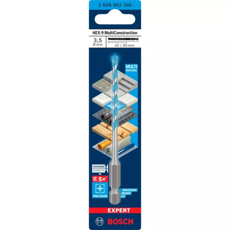 Broca para betão Expert HEX-9 Multi Construction Ø 3,5 mm 1 unid. (2608902346)