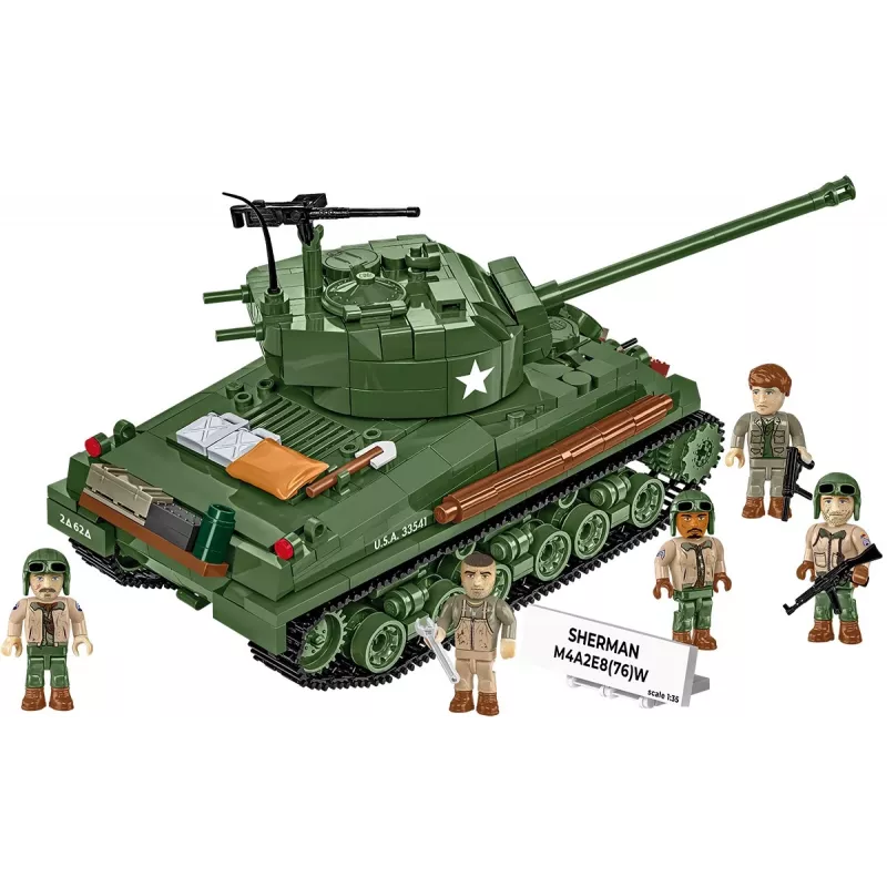 Blocos de construção Sherman M4A2E8 865 peças