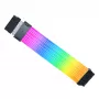 Cabo de silicone Lian Li Strimer Wireless 24 Pin Preto Transparente 0,26 m