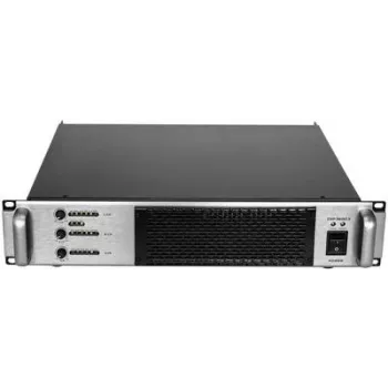 Amplificador PA Omnitronic A-3603 — 800 W RMS por canal a 4 Ω