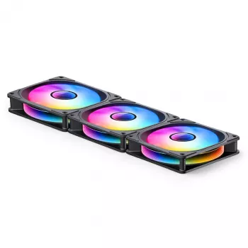 Ventoinha Jonsbo FR-606 preto 120mm ARGB 5V 3-Pin
