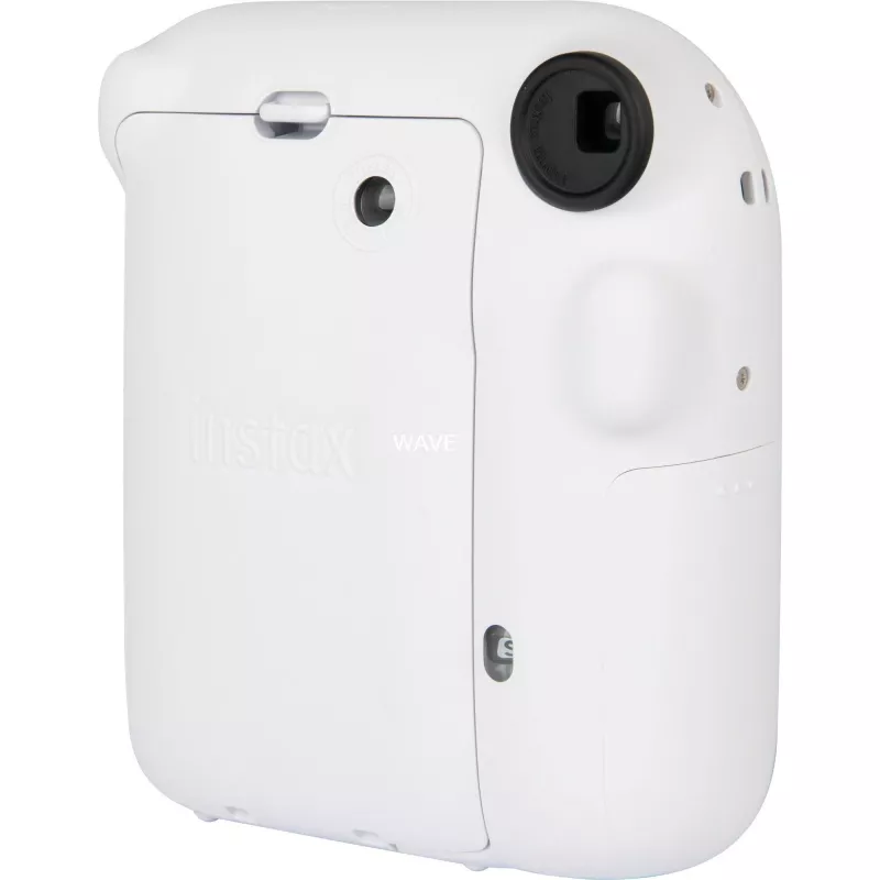 Máquina fotográfica instantânea Fujifilm Instax Mini 12 branca — impressões 86×54 mm, distância focal 60 mm, pilha AA