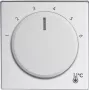 Busch-Jaeger 1794 R-83 Placa de cobertura para suporte e conector fêmea de sensor alumínio - prateado (2CKA001710A4200)