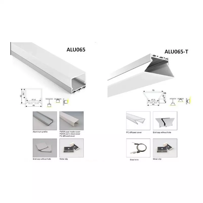 Synergy 21 ALU065-T perfil (S21-LED-PR20183)