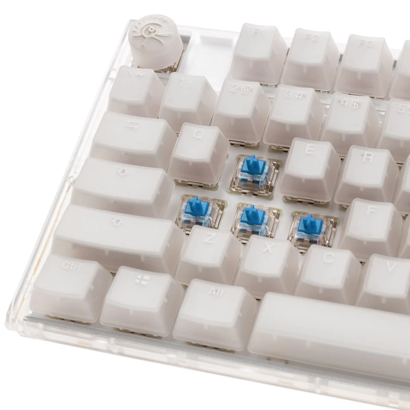 Teclado gaming Ducky One 3 RGB USB QWERTY US English branco