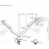 Suporte de secretária ART para 2 monitores LCD 17-35''
