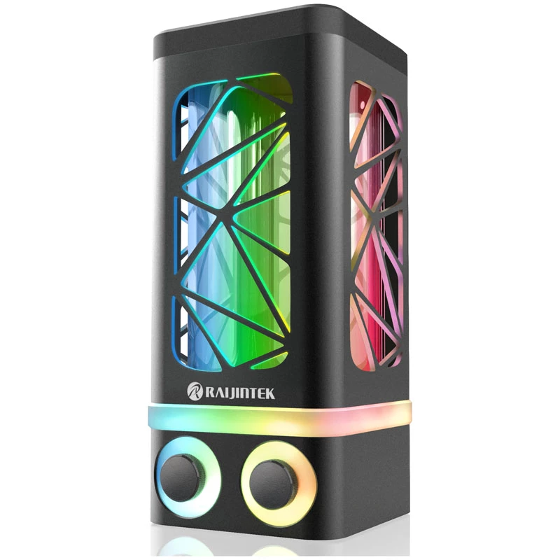 Depósito de expansão RAIJINTEK ANTILA PURE R100B 172,5 mm ARGB preto para refrigeração líquida personalizada