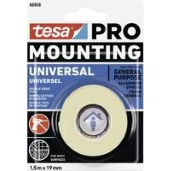 tesa Mounting PRO Universal 66958-00000-00 fita de montagem branco (C x L) 1,5 m x 9 mm 1 unid. (66958-00000-00)