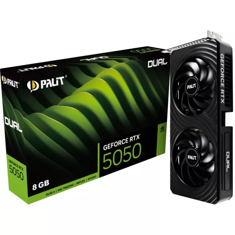 Palit GeForce RTX 5050 Dual 8GB GDDR6 Placa gráfica