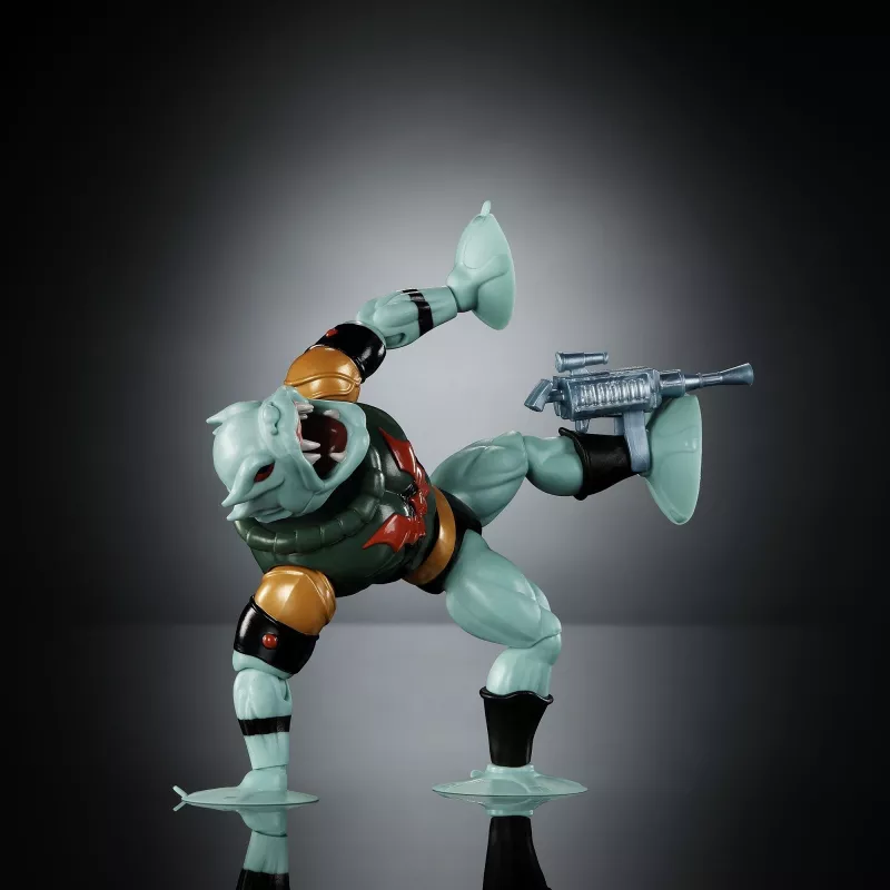 Figura de ação MATTEL Masters of the Universe Origins Leech — figura de brinquedo colecionável, figura articulada de coleção