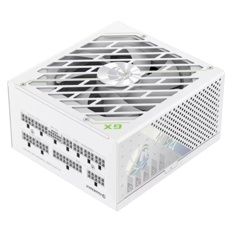 Fonte de alimentação Gamemax, 80 PLUS, Gold | GX PRO 1250G WH | 1250 W