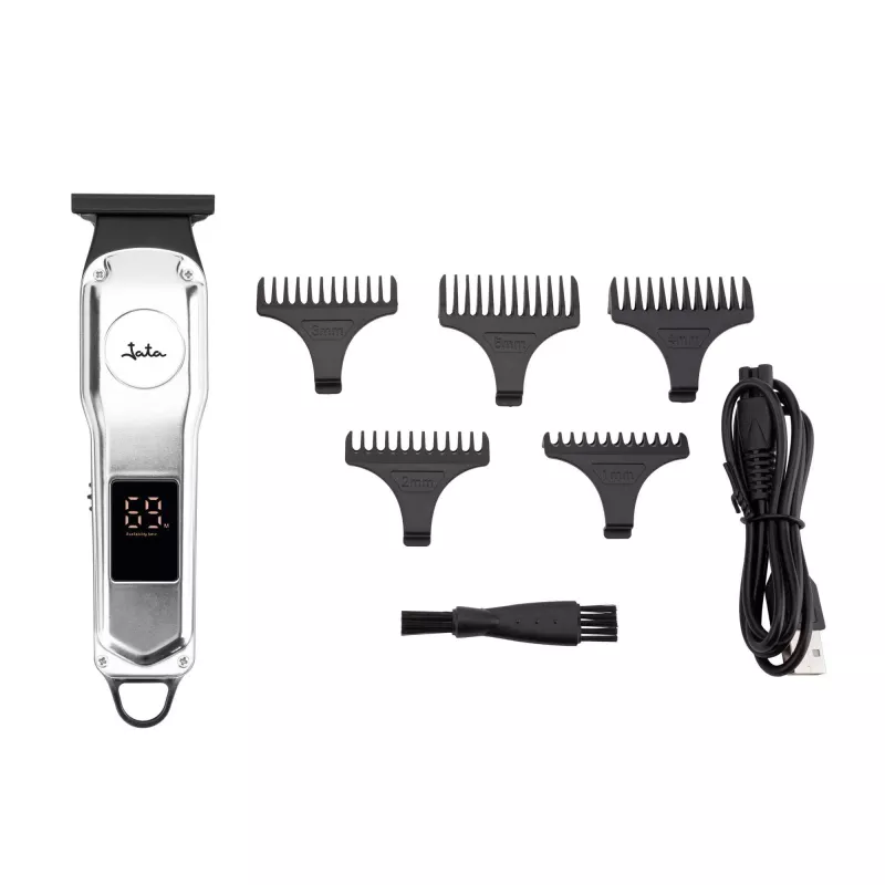 Máquina de cortar cabelo JATA JBCP4200 preto prateado 90 min de autonomia