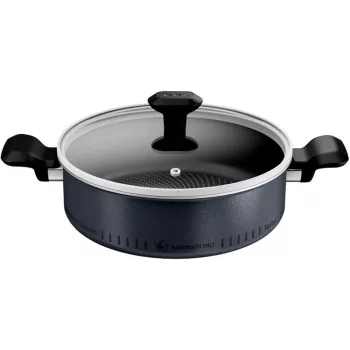 Panela funda Tefal H0567042 24 cm com tampa — utensílio de cozinha antiaderente, 24 cm de diâmetro