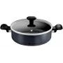 Panela funda Tefal H0567042 24 cm com tampa — utensílio de cozinha antiaderente, 24 cm de diâmetro