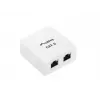Lanberg OS6-0002-W caixa de superfície, 2x RJ45 Cat.6, branca