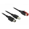 Cabo USB DeLOCK 85489 USB 2.0 3 m USB B preto