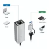Adaptador USB-A/-C para Ethernet 2,5G, cinzento