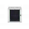 Rack para montagem na parede DIGITUS Dynamic-N 12U 600x600 mm IP20, fechadura com chave, gestão de cabos, desmontado