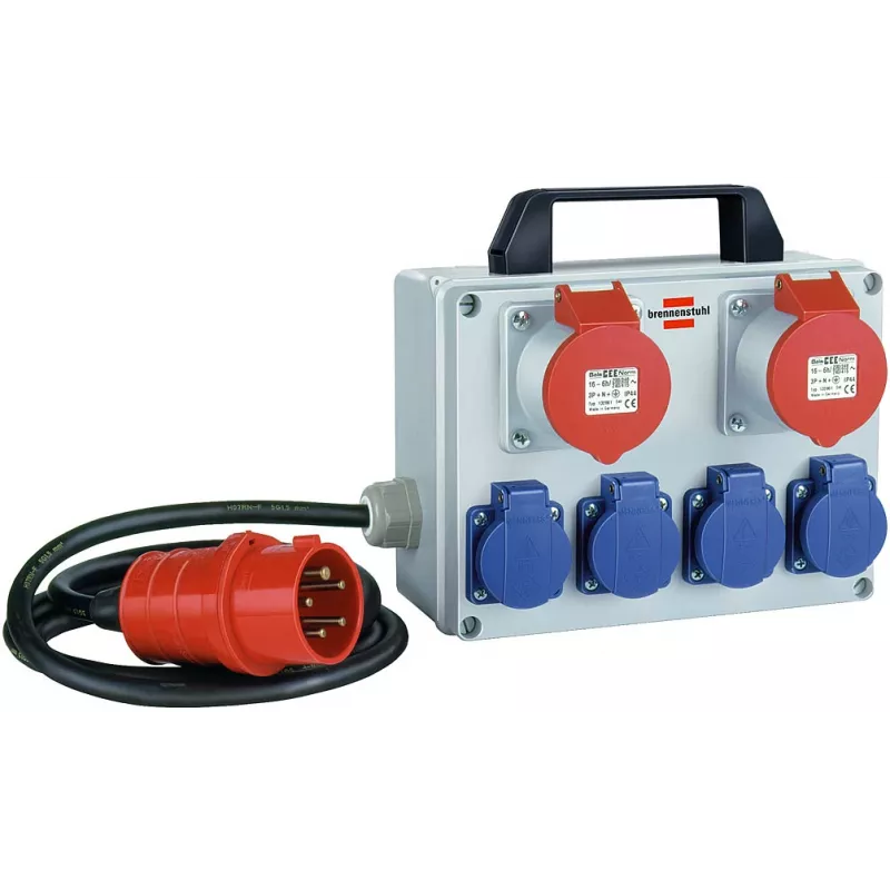 Unidade de distribuição de energia Brennenstuhl BKV 2/4 T IP44