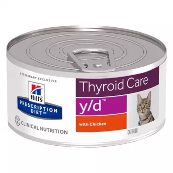 HILL'S PRESCRIPTION DIET Thyroid Care Feline y/d Alimento húmido para gatos frango 156 g