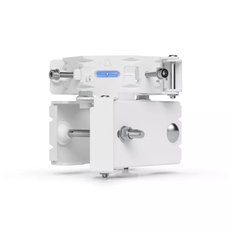 Ubiquiti UACC-Wave-AP-Micro-Mount suporte de montagem em poste para 4 Wave AP Micro, aço inoxidável, poste de 25–76 mm, branco