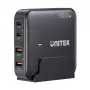 Carregador de secretária Unitek P1229ABK01-EU 100 W com 2× USB-A e 2× USB-C