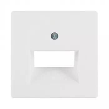 Berker 14096089 placa central para tomadas UAE/E-DAT Design/Telekom ISDN, branco