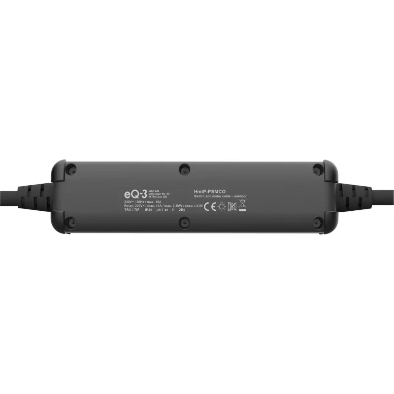 Homematic IP HmIP-PSMCO cabo de comutação e medição para exterior, preto