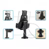 Suporte de mesa para iPad e tablet Manhattan, com fecho, montagem na parede, proteção antifurto segura, tablets de 7,9 polegadas a 10,5 polegadas, rotação 360°, inclinação +/- 70°, rotação 330°, preto, garantia vitalícia