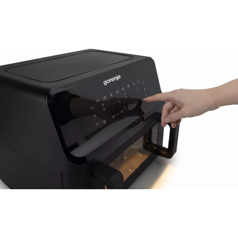 Fritadeira de ar quente Gorenje | AF2700BP | potência 2700 W | capacidade 9 L | preta