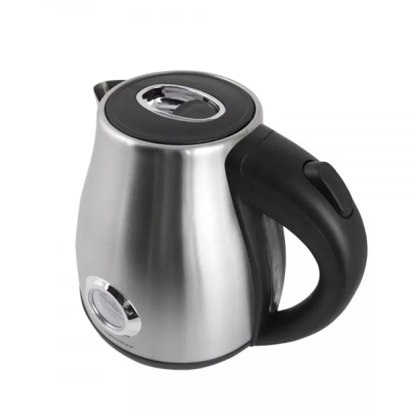 Chaleira ESPERANZA EKK029 — 1,7 L, 2200 W, aço inoxidável e plástico preto