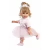 Boneca bebé Llorens Elena Ballerina altura 35 mm tecido e vinil bege rosa branco recomendada a partir dos 3+