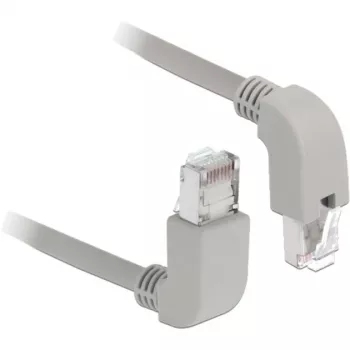 Cabo de rede DeLOCK 85871 Cat6a S/FTP 1m cinzento