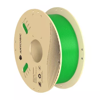 Bobina de filamento PLA 1 kg AnyCubic verde para impressoras 3D FDM 1,75 mm
