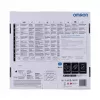 Omron VIVA HBF-222T-EBK balança de composição corporal, quadrada, LCD, preta