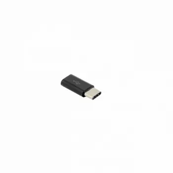 Sbox Micro USB 2.0 F. -> TYPE C M. Preto AD.USB-C B