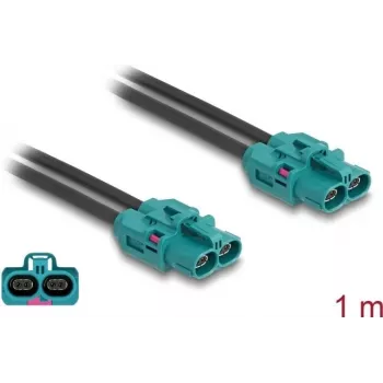 Cabo DeLOCK HDMTD Z conector fêmea duplo para HDMTD Z conector fêmea duplo 1 m