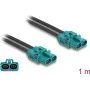 Cabo DeLOCK HDMTD Z conector fêmea duplo para HDMTD Z conector fêmea duplo 1 m