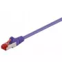 Cabo de rede Goobay 93342 0,25 m Cat6 violeta