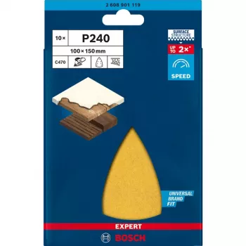 Lixa Bosch EXPERT C470 para lixagem mais rápida de madeira e verniz