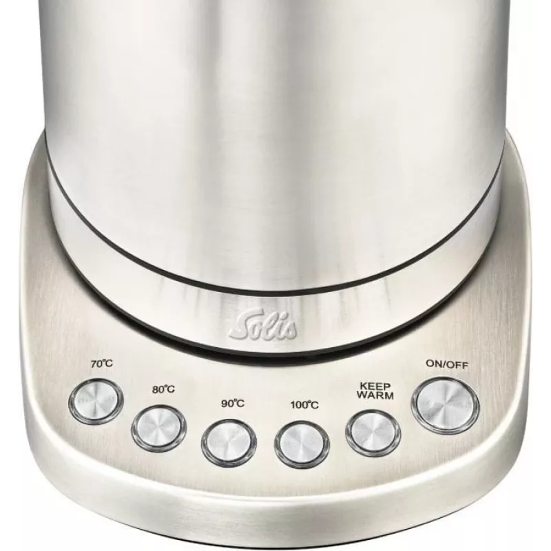 Chaleira elétrica Solis 1,7 L 2200 W aço inoxidável