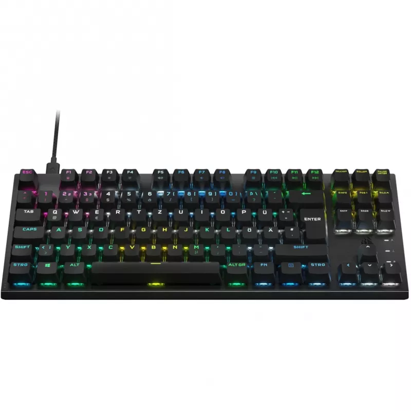 Corsair K60 PRO TKL teclado gaming ótico-mecânico, switches OPX, RGB, preto