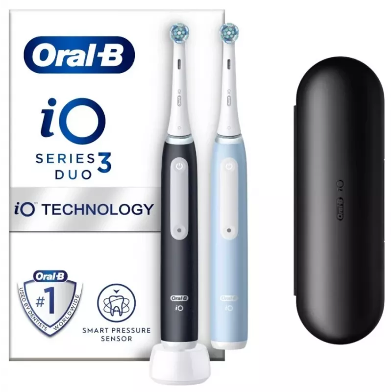 Escova de dentes elétrica Oral-B iO3 Series, preta