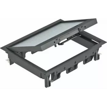 OBO Bettermann módulo suporte de aparelhos GES6-2U10T 9011 preto grafite (7405322)