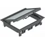 OBO Bettermann módulo suporte de aparelhos GES6-2U10T 9011 preto grafite (7405322)
